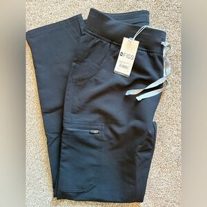 Figs Black Yola Skinny Scrub Pants